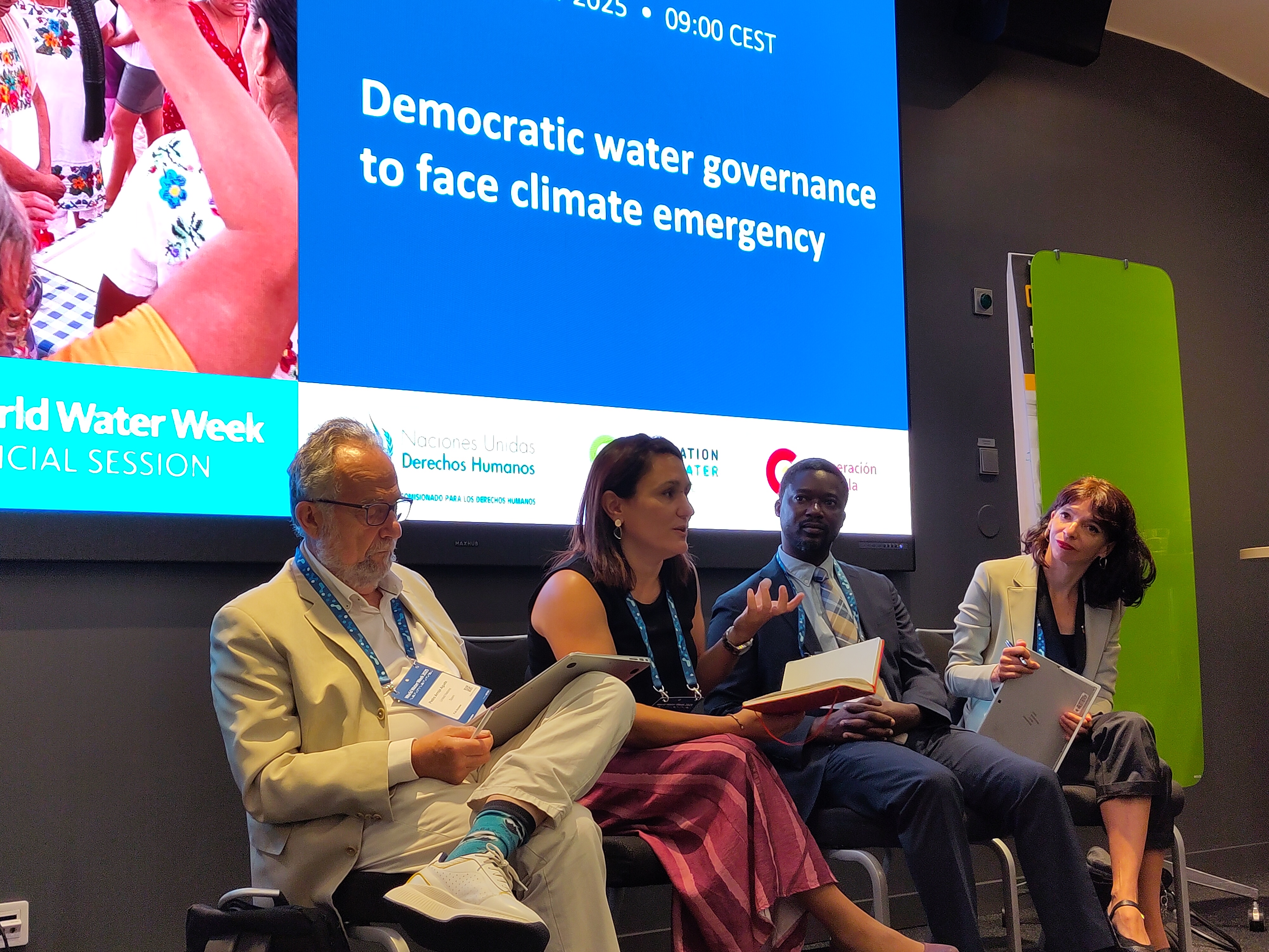 La AECID participa en la Semana Mundial del Agua de Estocolmo con un encuentro en torno a la gobernanza democrática del agua y su relación con la crisis climática