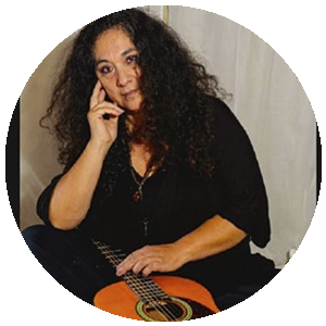 Retrato de GABRIELA MAYAHANA TANNER participante de las tertulias de poesía, ciencia y música.