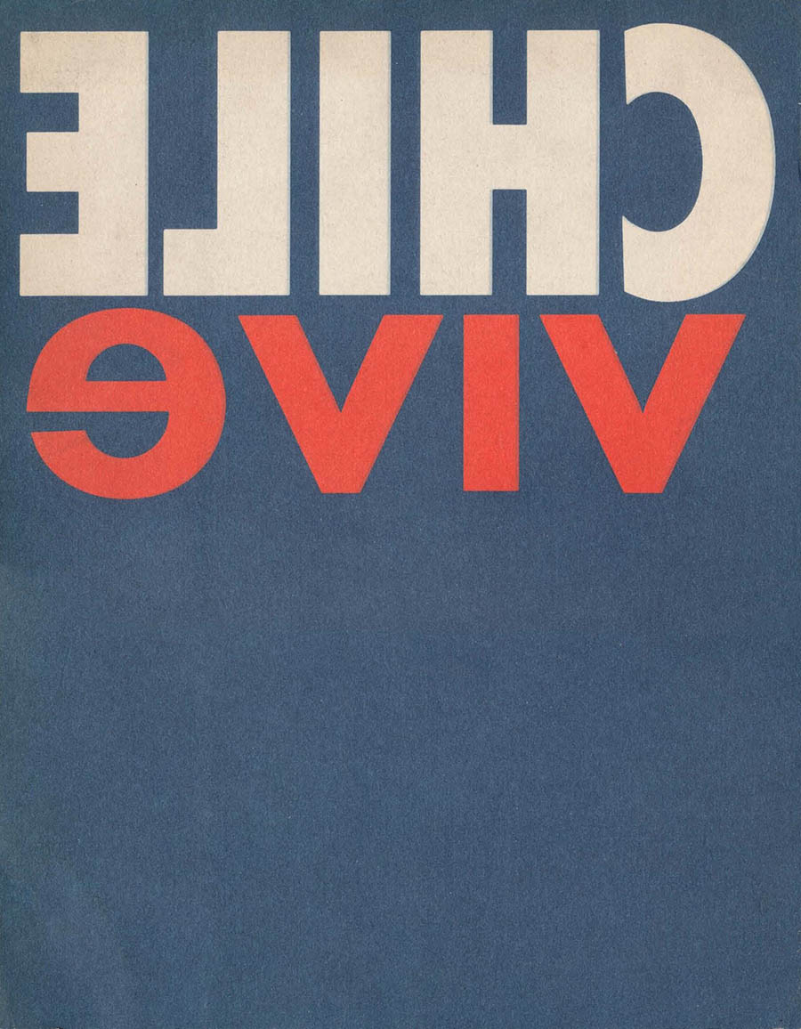 Portada de catálogo. Círculo de Bellas Artes, Chile vive (Madrid: Círculo de Bellas Artes, 1987).
