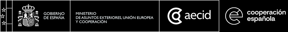 Logos de Ministerio de Asuntos Exteriores Unión Europea y Cooperación, Aecid y Cooperación Española